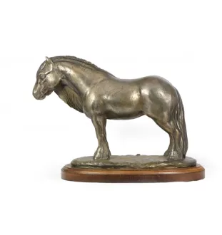 Jument de race Fell Pony - une urne pour les cendres d'un cheval, une urne avec une statuette, une élégante urne avec un cheval de la marque Art-Dog