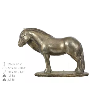 Fell-Pony-Stute - Eine Urne für die Asche eines Pferdes, eine Urne mit einer Statue, eine elegante Urne mit einem Pferd von der Marke Art-Dog.