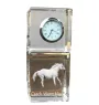 Czeski koń gorącokrwisty zegar kryształowy z koniem Art-Dog