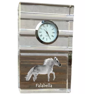 Falabella zegar trój-paskowy z koniem Art-Dog