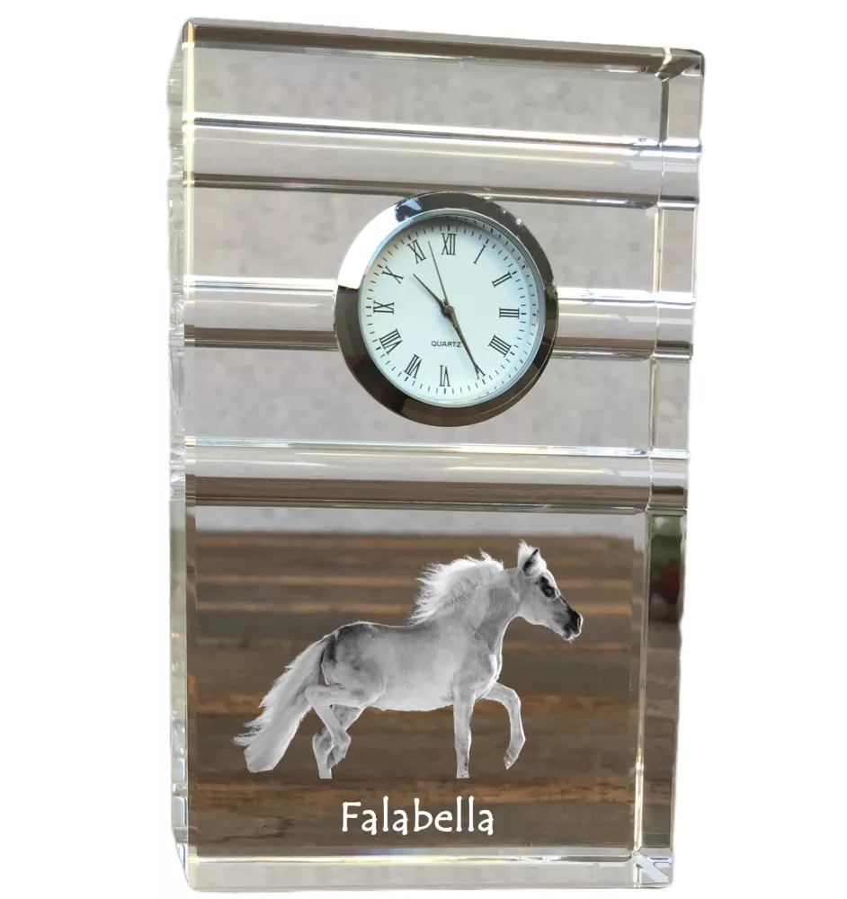Falabella zegar trój-paskowy z koniem Art-Dog