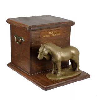 Kuc Fell - klacz duża urna z statuetką konia Art-Dog
