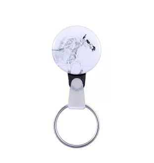 Falabella - unique keychain with a horse picture, handmade product, light and handy pendant from Art-Dog brand