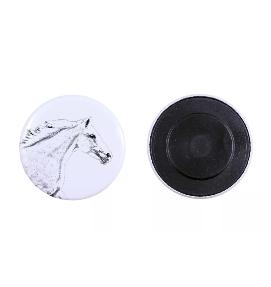 Czeski koń gorącokrwisty magnes z koniem mały Art-Dog