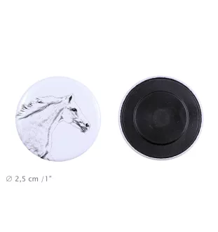 Tschechisches Warmblut - Magnet mit Pferd, ein einzigartiges Abdruck des Pferdes der Marke Art-Dog