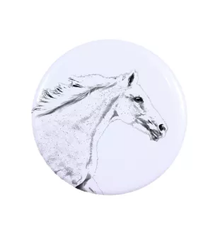 Cheval de sang tchèque - aimant avec cheval, empreinte exceptionnelle de cheval de la marque Art-Dog