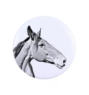 Czech Warmblood - magnet with a horse, a unique imprint of the Art-Dog horse brand