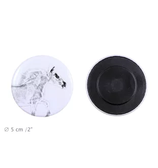 Falabella - aimant avec cheval, empreinte exceptionnelle de cheval de la marque Art-Dog