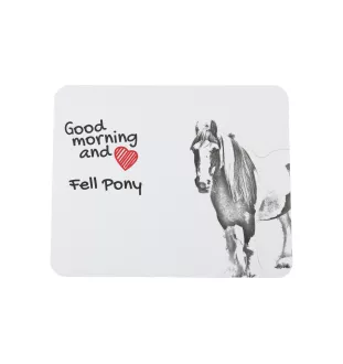 Fell Pony - mouse pad with print, personalized pad with a horse, unique gadget for an office worker from the Art-Dog brand