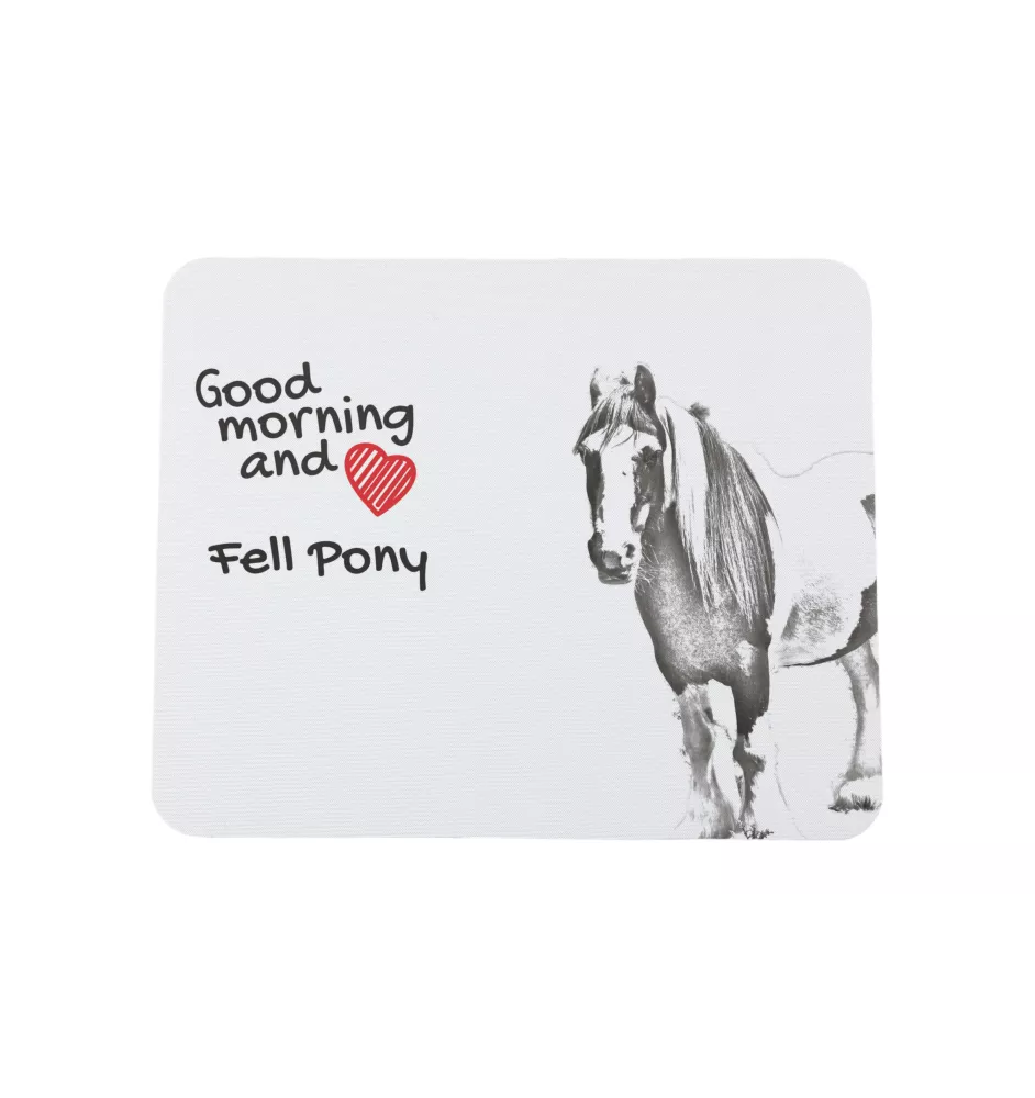 Fell Pony - mouse pad with print, personalized pad with a horse, unique gadget for an office worker from the Art-Dog brand