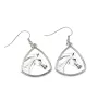 Cheval de sang tchèque - boucles d'oreilles avec un cheval, boucles d'oreilles pendantes avec une image, bijoux personnalisés avec l'impression de la marque Art-Dog