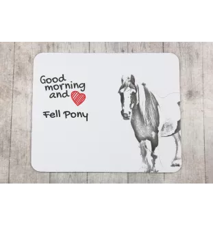 Fell Pony - mouse pad with print, personalized pad with a horse, unique gadget for an office worker from the Art-Dog brand