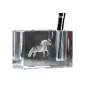 Falabella - Porte-stylos, organiseur en cristal avec image d'un cheval, décoration de bureau unique par la marque Art-Dog