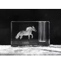 Falabella - Pen stand, crystal organiser with picture of a horse, unique desk decoration by Art-Dog brand