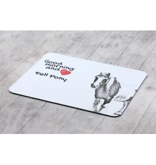 Poney Fell - tapis de souris imprimé, tapis de souris personnalisé avec un cheval, un gadget unique pour un employé de bureau de la marque Art-Dog