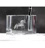 Falabella - Pen stand, crystal organiser with picture of a horse, unique desk decoration by Art-Dog brand