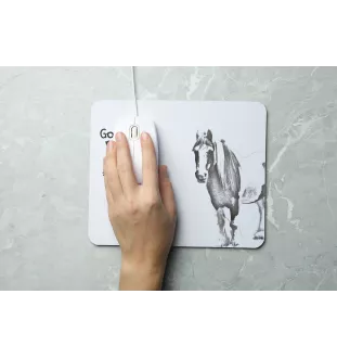 Fell Pony - mouse pad with print, personalized pad with a horse, unique gadget for an office worker from the Art-Dog brand