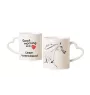 Cheval de sang tchèque - tasse avec chien, une tasse adorable avec une anse en forme de cœur, un cadeau universel de la marque Art-Dog
