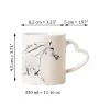 Cheval de sang tchèque - tasse avec chien, une tasse adorable avec une anse en forme de cœur, un cadeau universel de la marque Art-Dog