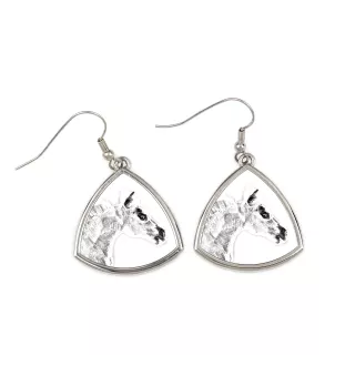 Falabella - boucles d'oreilles avec un cheval, boucles d'oreilles pendantes avec une image, bijoux personnalisés avec l'impression de la marque Art-Dog