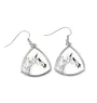 Falabella - boucles d'oreilles avec un cheval, boucles d'oreilles pendantes avec une image, bijoux personnalisés avec l'impression de la marque Art-Dog