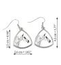 Falabella - boucles d'oreilles avec un cheval, boucles d'oreilles pendantes avec une image, bijoux personnalisés avec l'impression de la marque Art-Dog