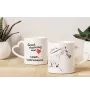 Tschechisches Warmblut - Tasse mit Hund, entzückende Tasse mit herzförmigem Henkel, universelles Geschenk der Marke Art-Dog