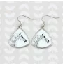 Falabella - Pferdeohrringe, hängende Ohrringe mit einem Bild, personalisierter Schmuck mit dem Aufdruck der Marke Art-Dog