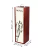 Poney Fell - boîte à vin avec un cheval, boîte à alcool avec une illustration, boîte cadeau personnalisée de la marque Art-Dog