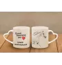 Czech Warmblood - cup with a dog, adorable cup with a heart-shaped handle, universal gift from the Art-Dog brand