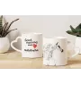 Falabella - cup with a dog, adorable cup with a heart-shaped handle, universal gift from the Art-Dog brand