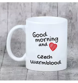 Tschechisches Warmblut - Tasse mit Hund, personalisierte Tasse mit Druck, klassisches Geschenk für jeden von der Marke Art-Dog.