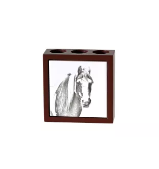Fell Pony - pen holder with a horse, desk organizer with a print, personalized desk decoration from the Art-Dog brand