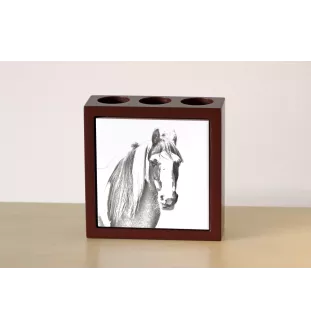 Poney Fell - porte-stylo avec un cheval, organiseur de bureau avec impression, décoration de bureau personnalisée de la marque Art-Dog