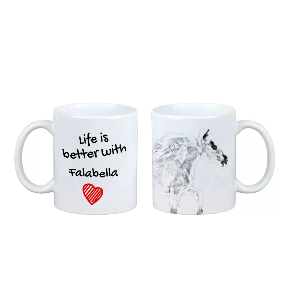 Falabella - Tasse mit Pferd, Tasse mit Bild, personalisiertes Geschenk der Marke Art-Dog