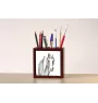 Poney Fell - porte-stylo avec un cheval, organiseur de bureau avec impression, décoration de bureau personnalisée de la marque Art-Dog