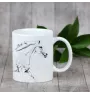 Cheval de sang tchèque - tasse avec un cheval, une tasse charmante avec une illustration, un cadeau avec votre photo de la marque Art-Dog
