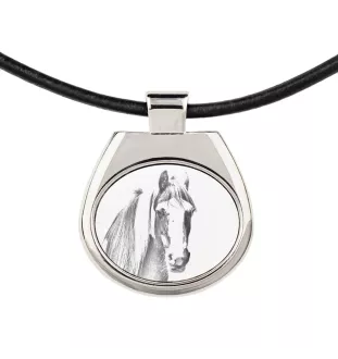 Fell Pony - horse necklace, personalized pendant with a photo, unique necklace for women and men by Art-Dog brand