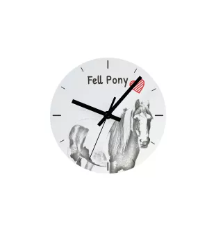 Kuc Fell zegar ze zdjęciem konia Art-Dog