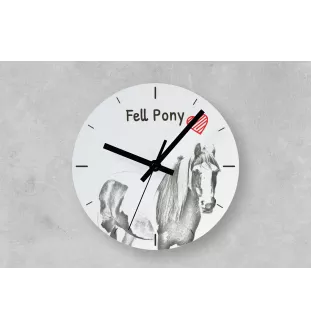 Poney Fell - horloge murale avec cheval, horloge de table avec impression, décoration personnalisée de la maison de la marque Art-Dog