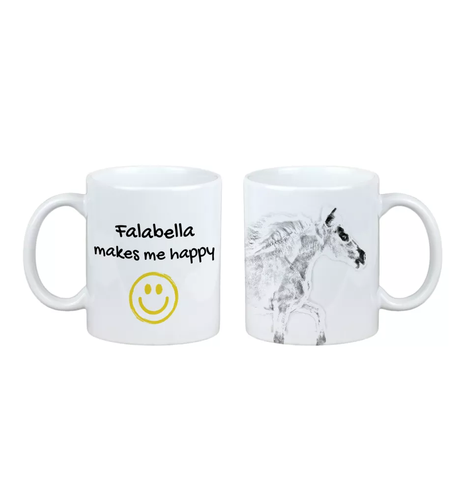 Falabella kubek z koniem Makes me happy Art-Dog