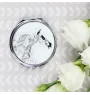Falabella - pocket mirror with a horse, personalized mirror for a purse, compact mirror with Art-Dog brand print