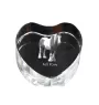 Fell Pony - a photo of a horse in crystal, a crystal heart, a unique frame with a photo from the Art-Dog brand