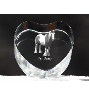 Kuc Fell serce kryształowe z koniem Art-Dog