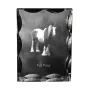 Fellpony - crystal with a picture of a horse, glass statuette with a picture, unique frame with a picture from Art-Dog brand