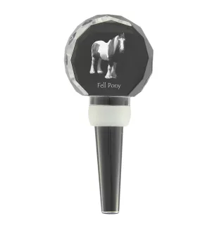Fellpony - Kristallflaschenverschluss mit Pferd, einzigartiger Weinverschluss mit Foto, personalisiertes Geschenk für Sommelier der Marke Art-Dog