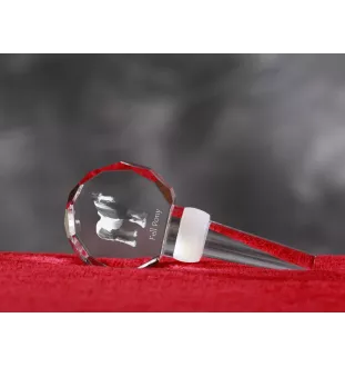 Poney Fell - Bouchon de bouteille en cristal avec cheval, bouchon de vin unique avec photo, cadeau personnalisé pour sommelier par la marque Art-Dog