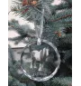 Poney Fell - boule de Noël en cristal avec une photo, photo de cheval dans le cristal, décoration personnalisée pour sapin de Noël de la marque Art-Dog
