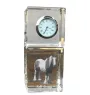 Poney Fell - montre en cristal avec photo, photo de cheval dans le cristal, horloge de bureau personnalisée de la marque Art-Dog