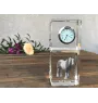 Poney Fell - montre en cristal avec photo, photo de cheval dans le cristal, horloge de bureau personnalisée de la marque Art-Dog